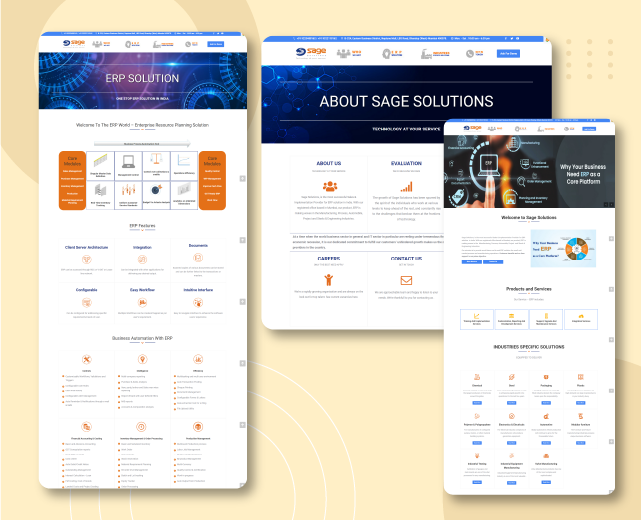 15 Page WordPress Website for Sage Solutions